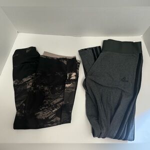Two Pairs of Adidas Leggings